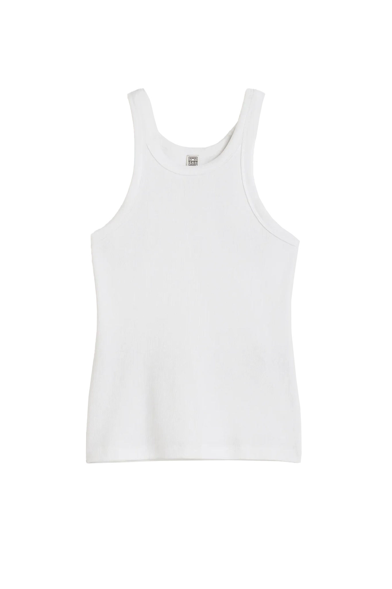 Tanktop Curved Rib Tank in White