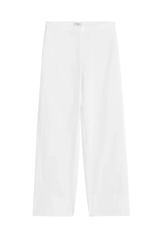 Hose Twisted Seam in White