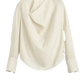 Bluse Cowl in Ecru