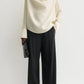 Bluse Cowl in Ecru