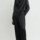 Bluse Cowl in Black