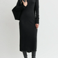 Kleid Cocoon Cape in Black