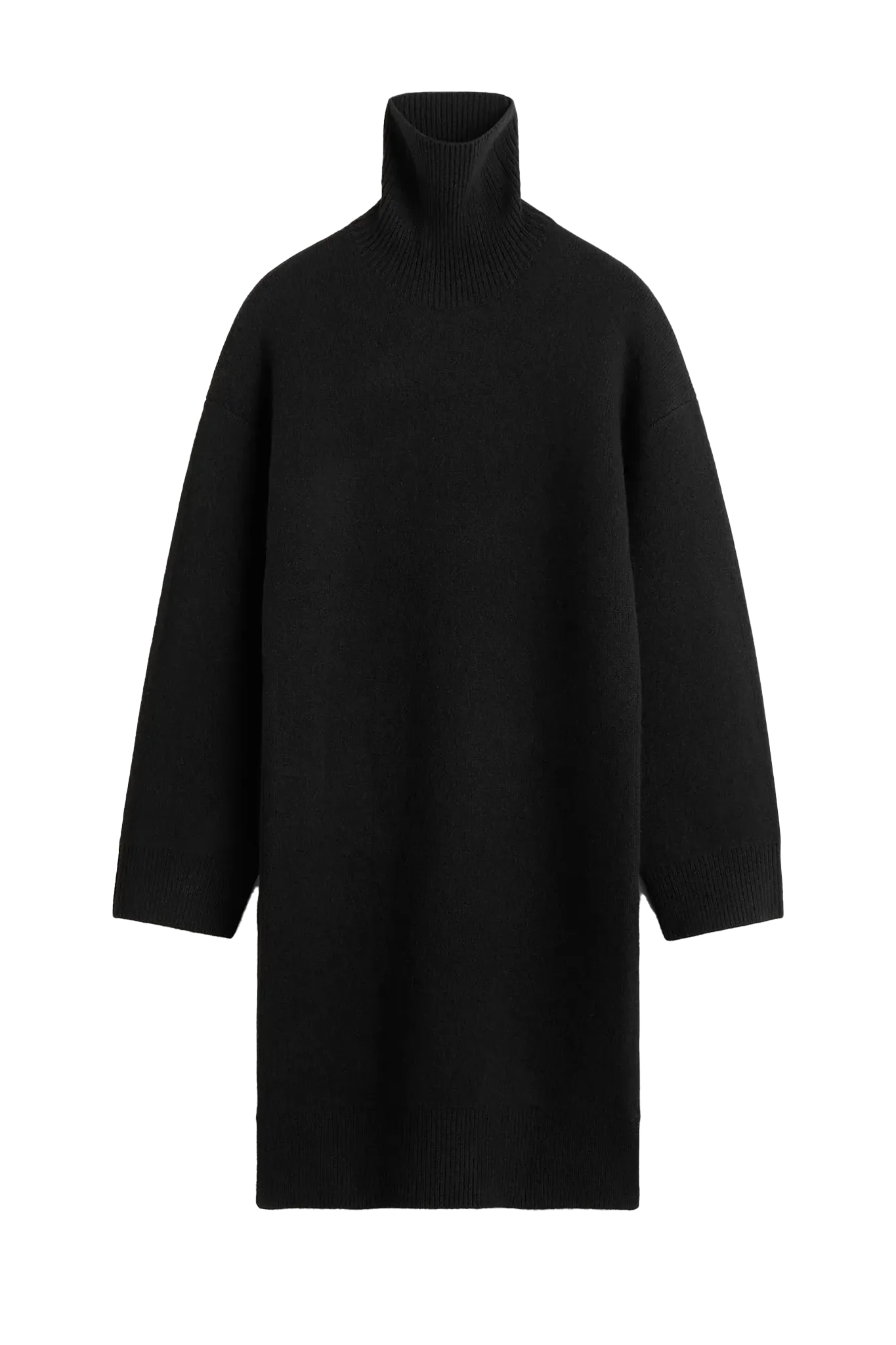 Kleid Broad Turtleneck in Black