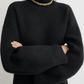Kleid Broad Turtleneck in Black