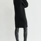 Kleid Broad Turtleneck in Black