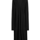 Kleid Cocoon Cape in Black