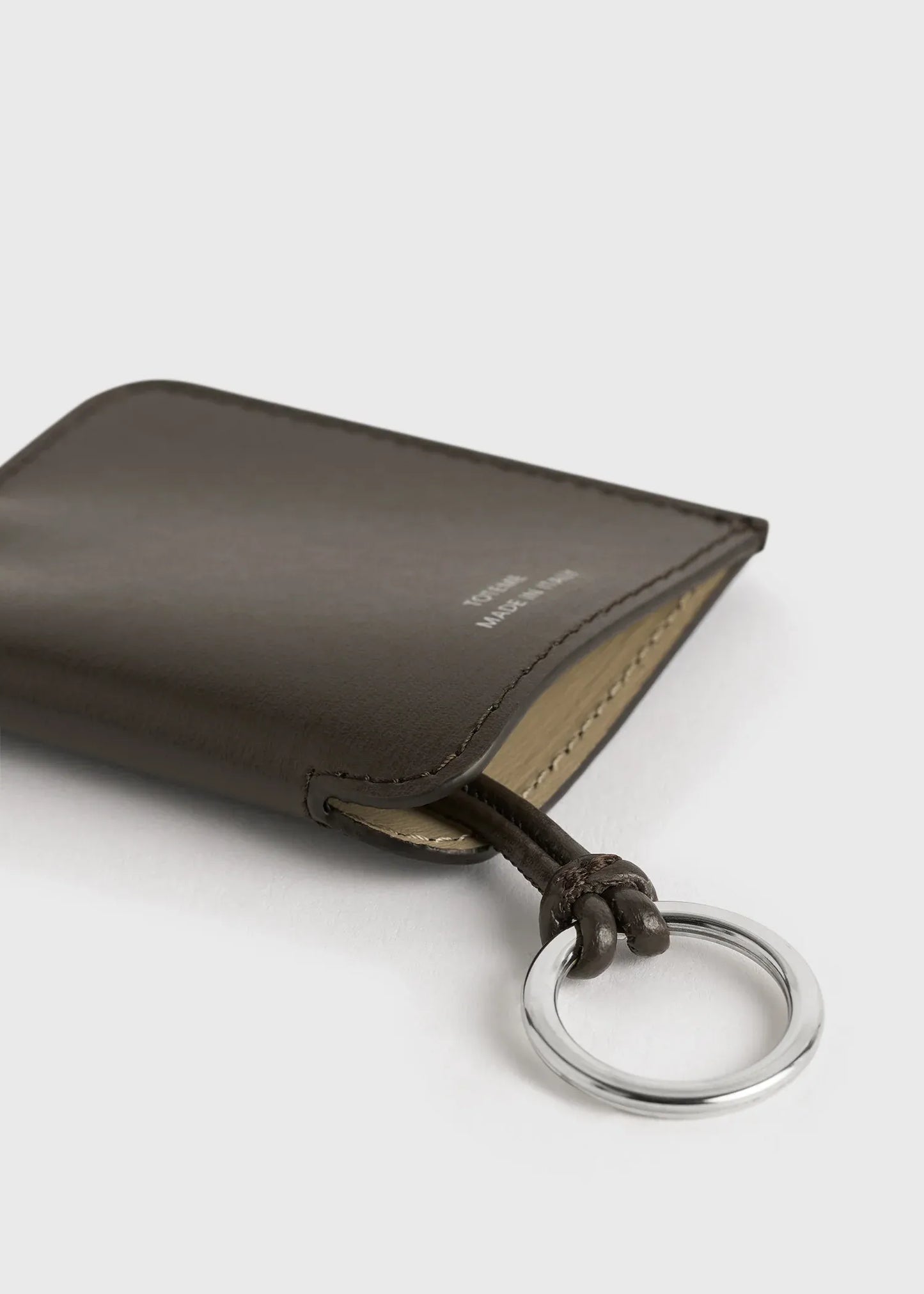 Schlüsselanhänger Leather in Bark