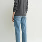 Cashmere Cardigan Raglan-Sleeve in Dark Grey Melange