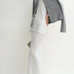 Cashmere Cardigan Raglan-Sleeve in Grey Melange