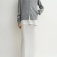 Cashmere Cardigan Raglan-Sleeve in Grey Melange