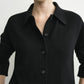 Cashmere Cardigan Raglan-Sleeve in Black