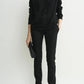Cashmere Cardigan Raglan-Sleeve in Black