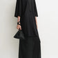 Kleid Relaxed Tee Dress in Black