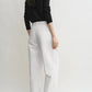 Hose Slanted Pocket in White