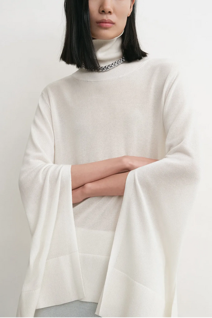 pullover-slit-sleeve-turtleneck-in-white