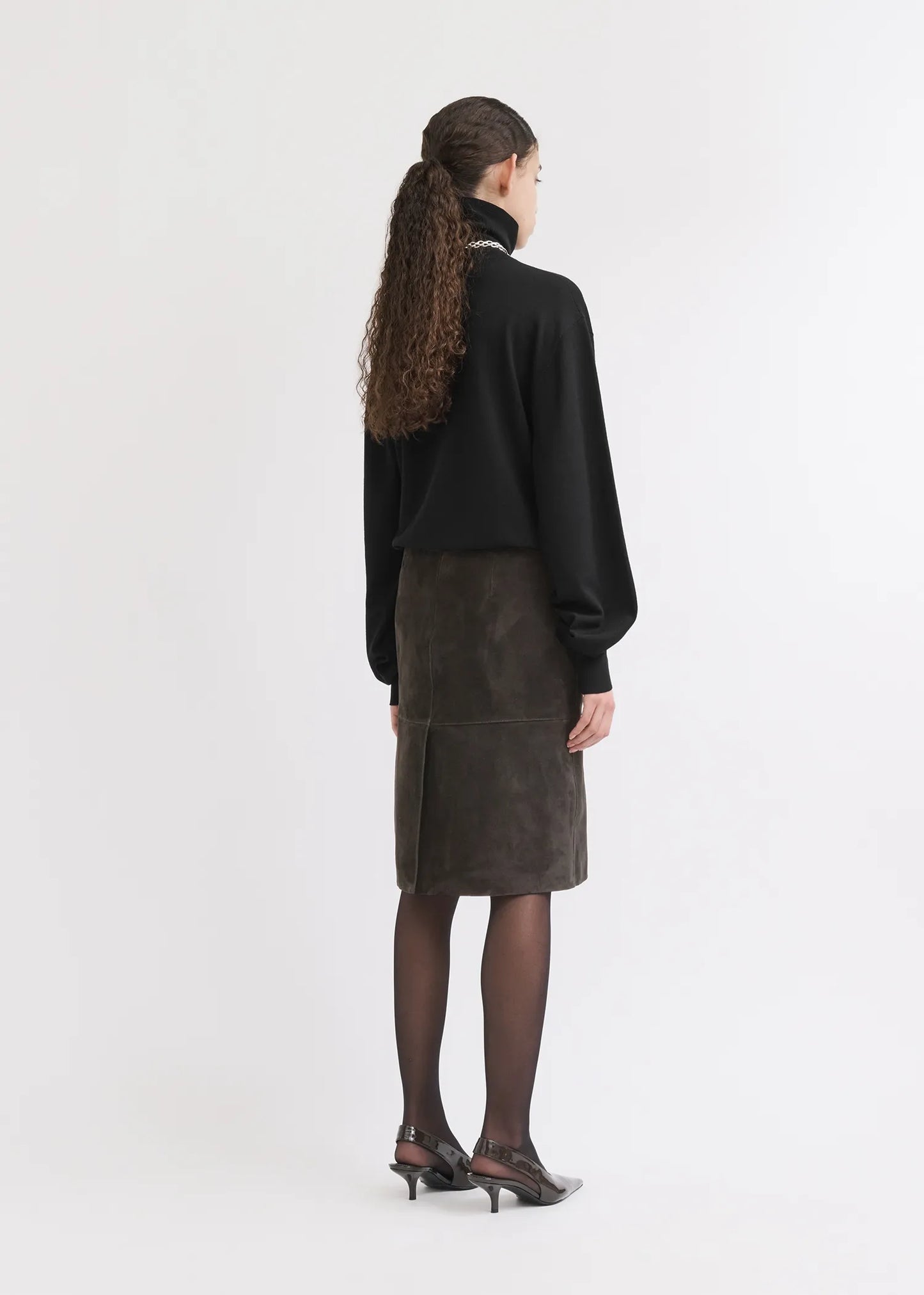 Lederrock Suede in Bark