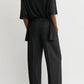 Hose Wide Fluid in Black
