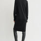 Strickkleid Turtleneck in Black