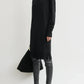 Strickkleid Turtleneck in Black