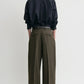 Hose Wide Tailored in Forest