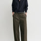 Hose Wide Tailored in Forest