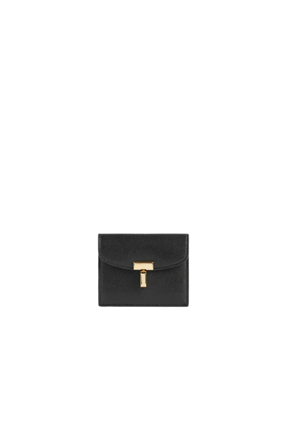 Kartenetui T-Lock Leather in Black