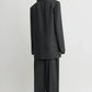 Blazer Scarf in Charcoal Melange