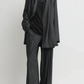 Blazer Scarf in Charcoal Melange
