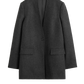 Blazer Scarf in Charcoal Melange