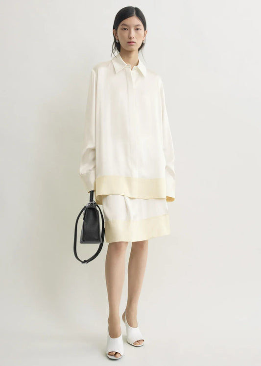 Shirt Soft Tuxedo in White