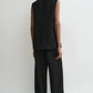 Top Woven Stripe in Black