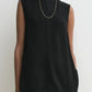 Top Woven Stripe in Black