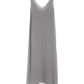 Kleid Chiffon Slip in Light Grey