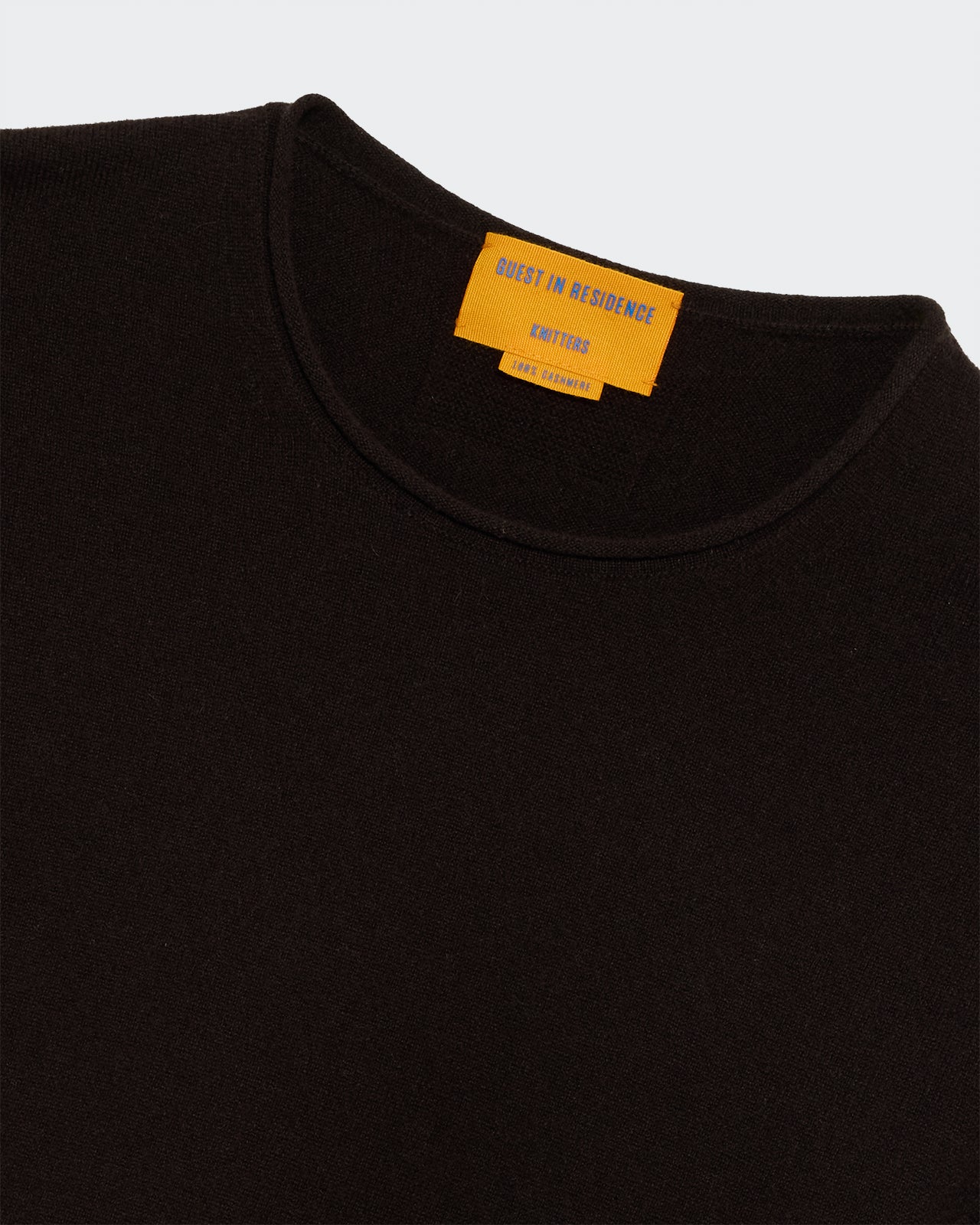 Cashmere Sweater Oversized Crew in Chocolate