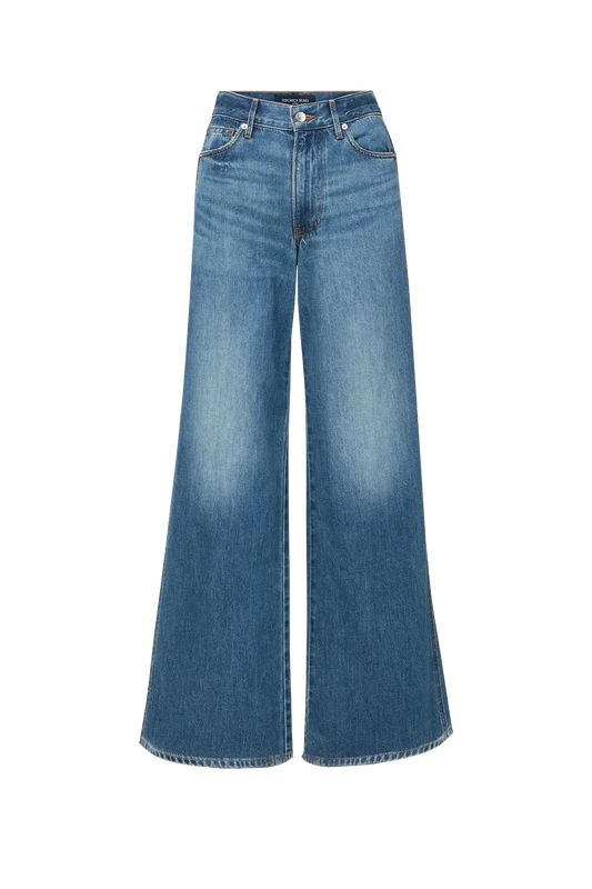 Jeans Kasey Mid Rise Wide Leg in City Stroll