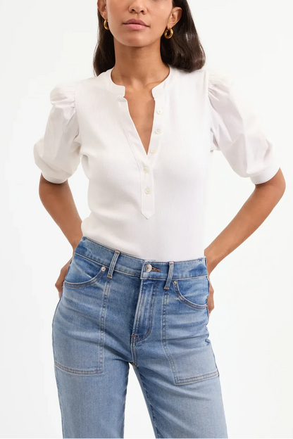 Top Coralee in White