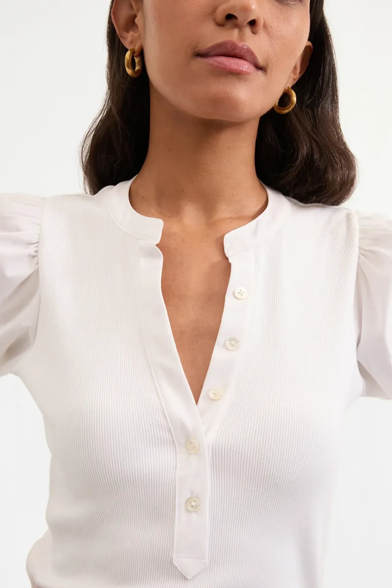 Top Coralee in White