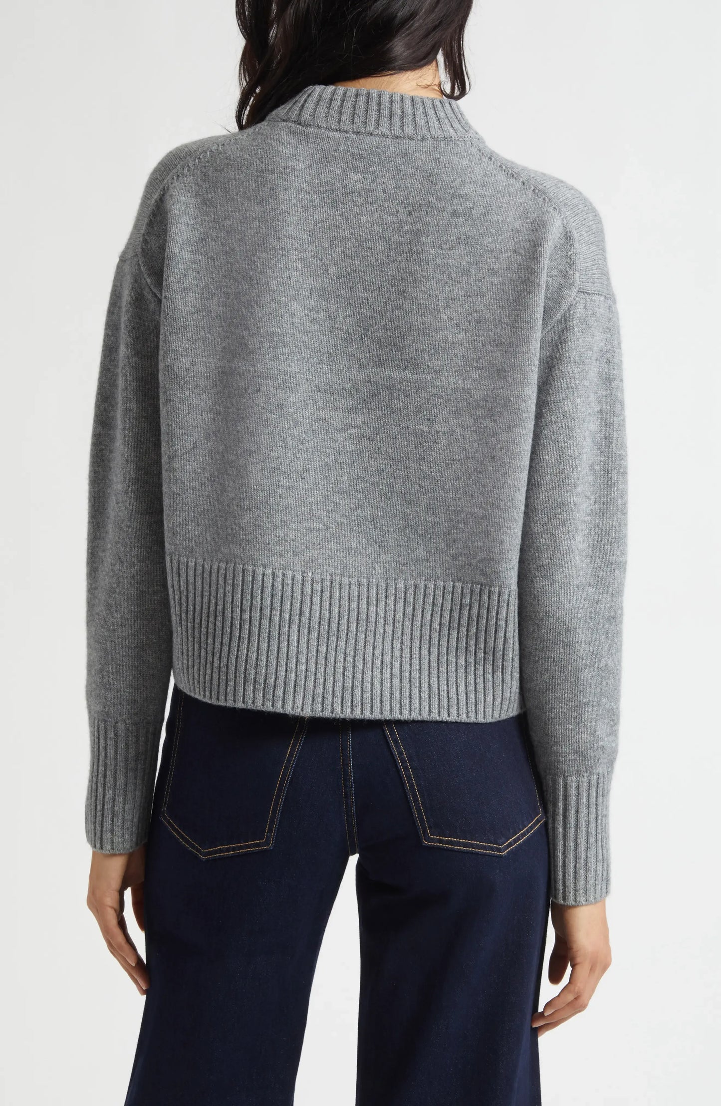 Pullover Andi in Medium Heather Grey