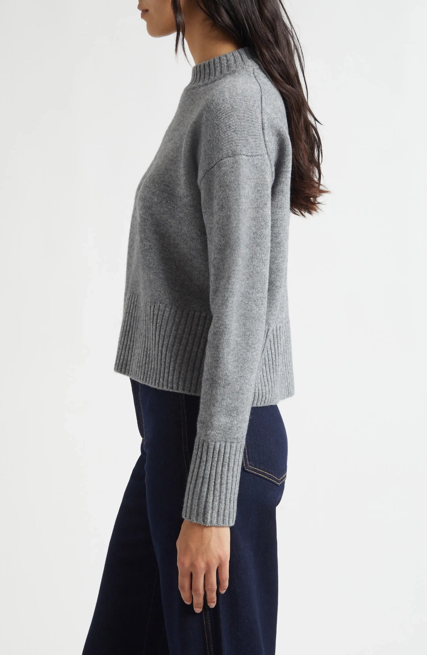 Pullover Andi in Medium Heather Grey