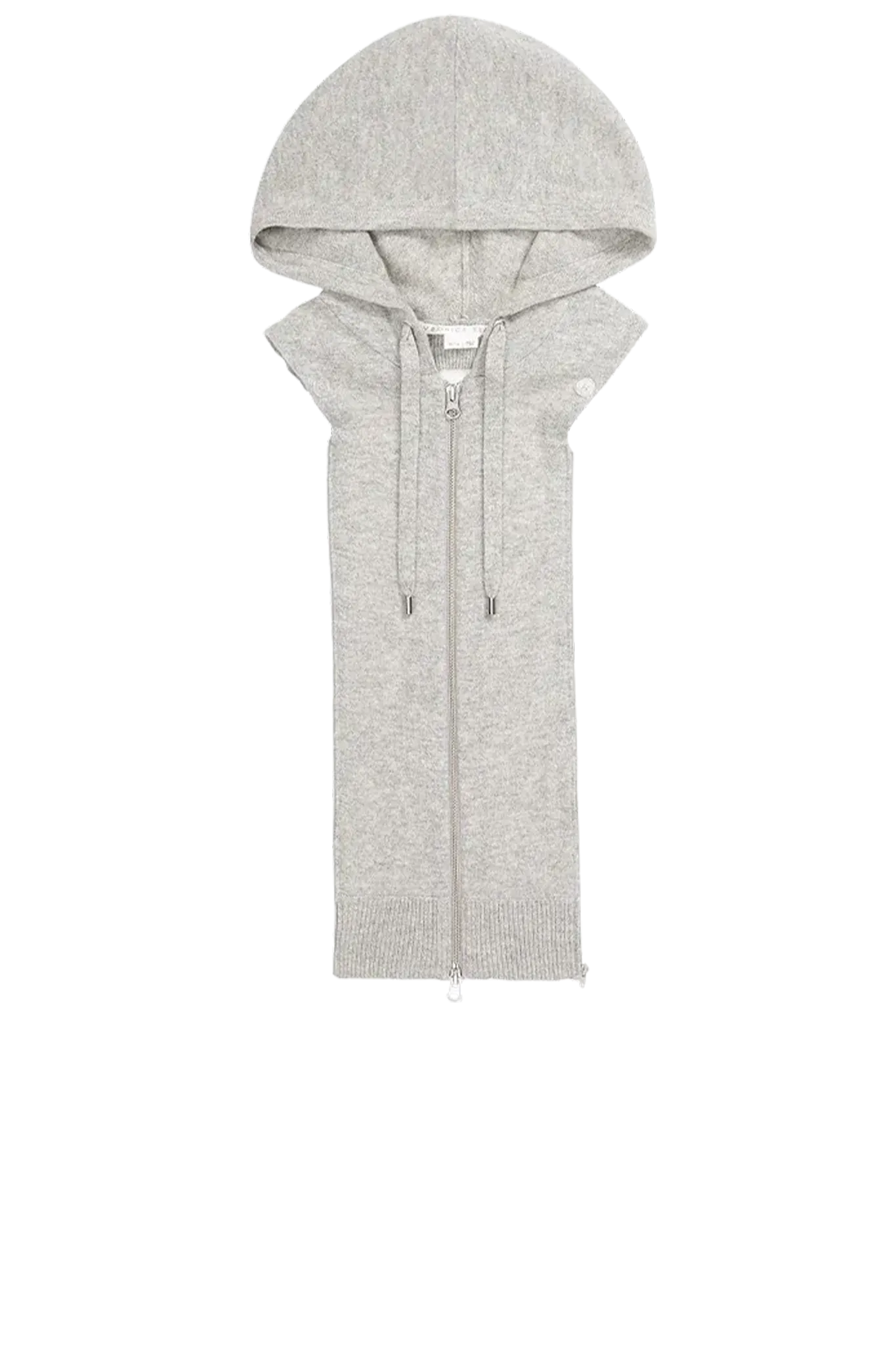 Blazereinsatz Cashmere Hoodie Dickey in Grey