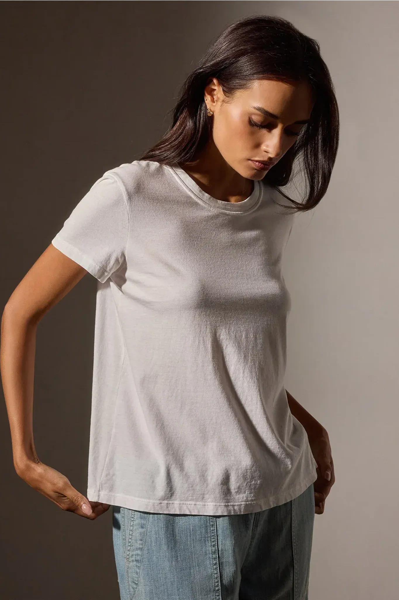 T-Shirt Vintage Little Boy in White