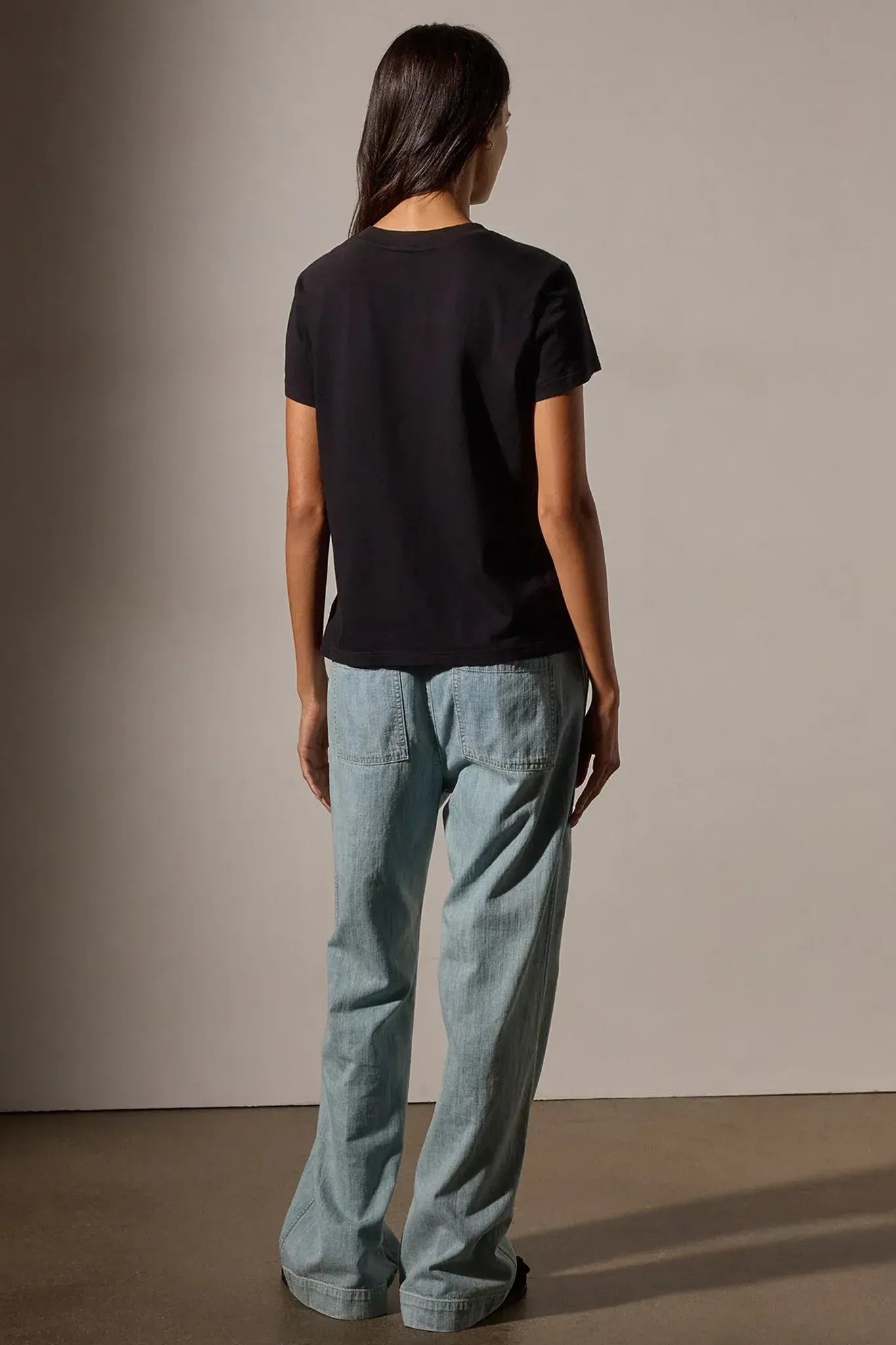 T-Shirt Vintage Little Boy in Black