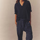 Hose Draper in Navy