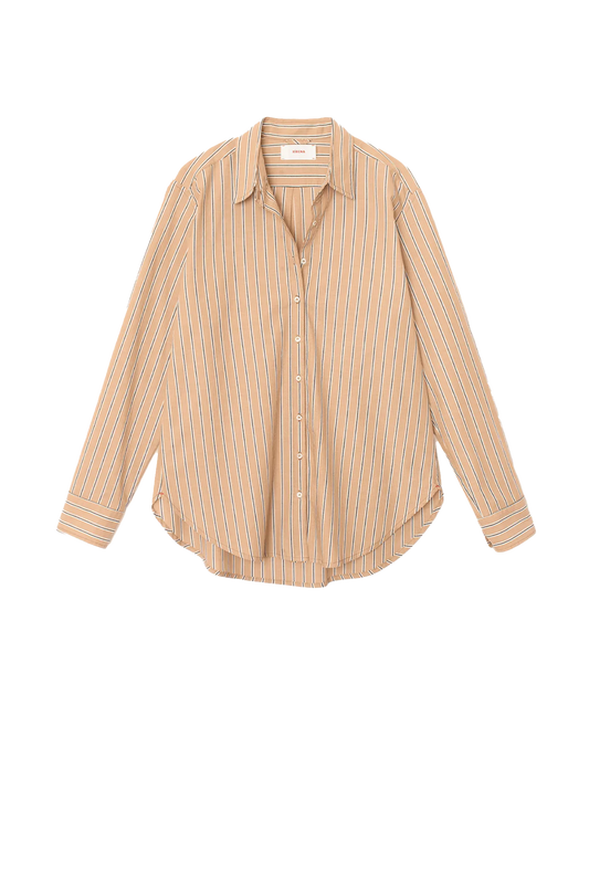 Bluse Beau in Toffee Stripe
