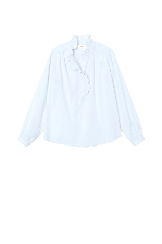 Bluse Caspian Top in Skylight