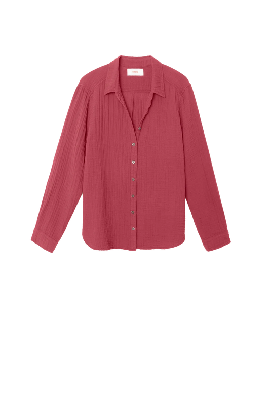 Bluse Chariot in Red Dahlia