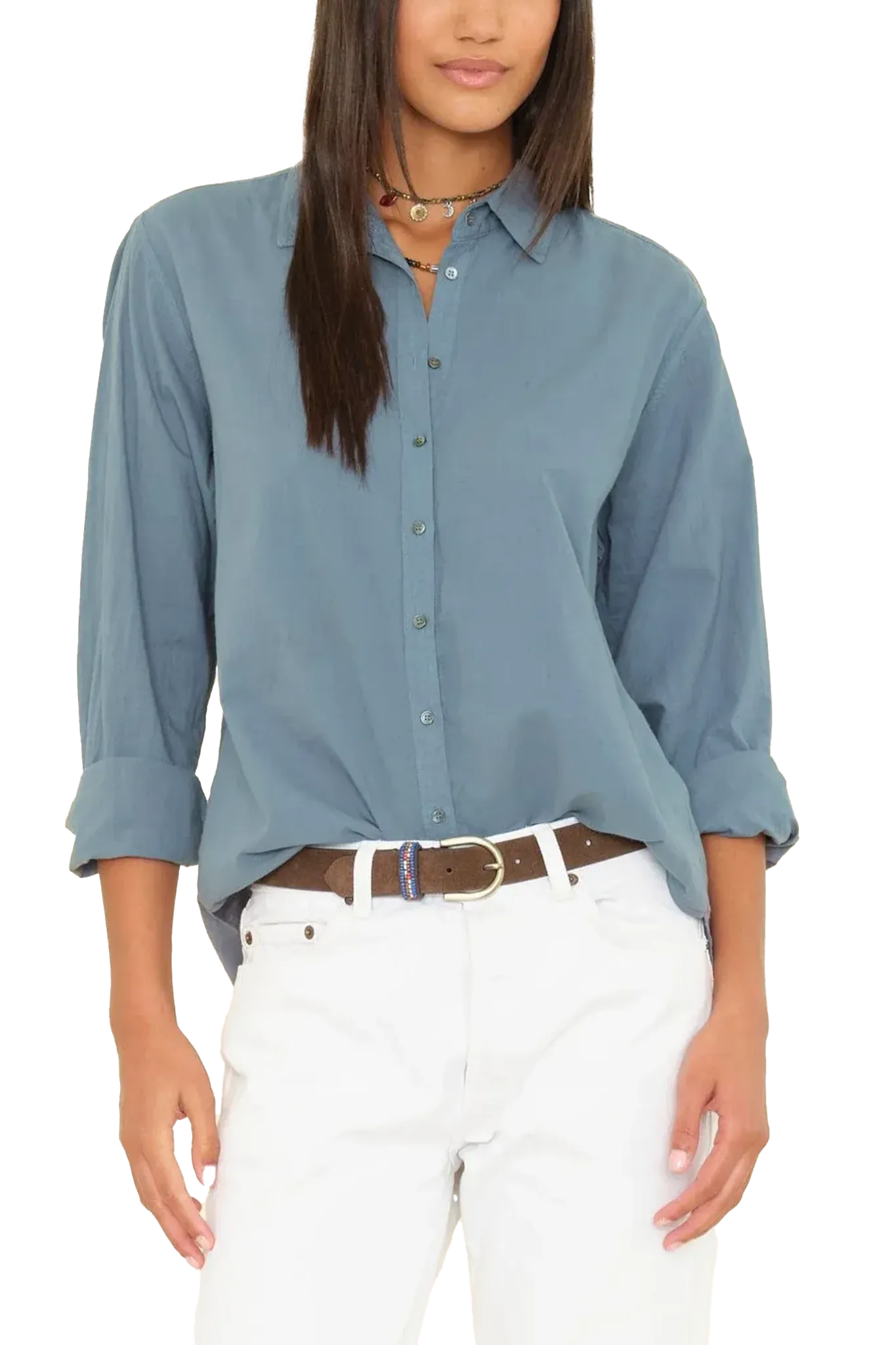 Shirt Beau in Steely Blue