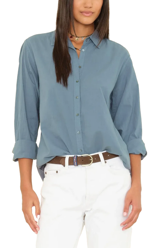 Shirt Beau in Steely Blue