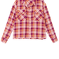 Shirt Ian in Pink Orange Plaid