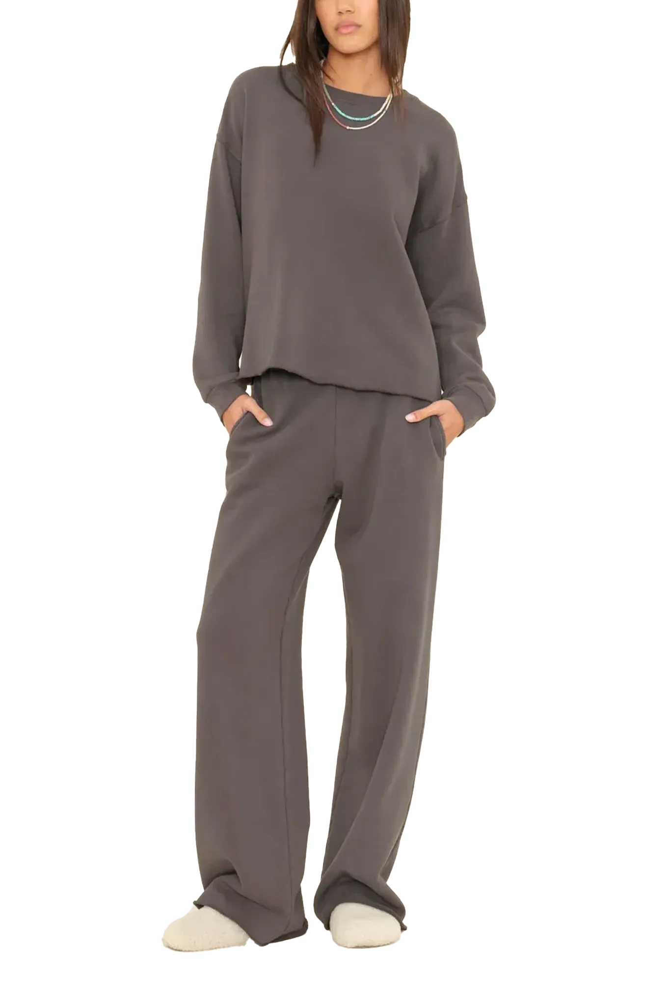 Sweat Hose Emmette in Slate Grey